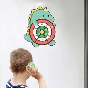 Dartodino - Fun dinosaur with balls and dart board.