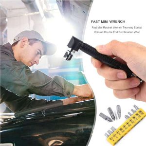 Lewrench - L-shape dual head wrench.