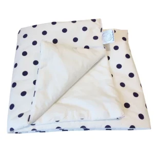 Barbabebe Cot bumper ? blue polka dots BC9047