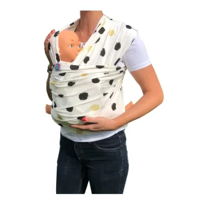 Barbabebe Sling WRAP Classic White with dots BS1005